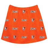 Girls Youth Orange Bowling Green St. Falcons All Over Print Skirt