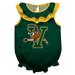 Girls Infant Green Vermont Catamounts Sleeveless Ruffle Bodysuit