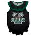 Girls Infant Black Cleveland State Vikings Sleeveless Ruffle Bodysuit