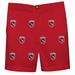 Toddler Scarlet Northeastern Huskies Structured Shorts