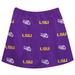 Girls Youth Purple LSU Tigers All Over Print Skirt