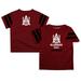 Toddler Maroon Alabama A&M Bulldogs Team Logo Stripes T-Shirt