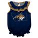 Girls Infant Navy Montana State Bobcats Sleeveless Ruffle Bodysuit