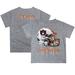 Toddler Gray Auburn Tigers Team Logo Dripping Helmet T-Shirt