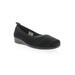 Women's Yen Flat by Propet in Black (Size 9 1/2 M)