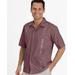 Blair John Blair Short-Sleeve Guayabera Shirt - Pink - LGE