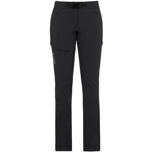 Damen Hose VAUDE Damen Softshellhose Wo Badile Pants II, Größe 42 in Schwarz