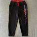 Disney Bottoms | Disney Parks Girls Black And Red Polka Dot Sweatpants Size Xs | Color: Black/Red | Size: Xsg