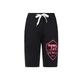 AS Roma GIL Unisex Shorts Crest Rosa Fluo Badehose, Nero e Rosa Fluo, Small