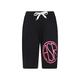 AS ROMA GIL Unisex Shorts ASR Rosa Fluo Badehose, Nero e Rosa Fluo, Extra Large