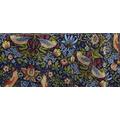 Jansons Direct Linens Strawberry Thief Navy 100% Cotton Table Cloth 132cm Round William Morris Gallery, Blue