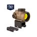Trijicon OPMOD MRO 1x25mm Red Dot Sight 2 MOA Red Dot Reticle w/Trijicon MRO Low and 1/3 Co-Witness Mounts Angled Glass Coyote Brown 2200093