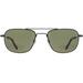 AO Checkmate Sunglasses - Men's Matte Black Frame Calobar Green AOLite Nylon Lenses 56-21-145 CHE256STTOGNN