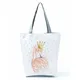 Sac à main imprimé flamant rose dessin animé pour filles sac de rangement pratique décontracté sac