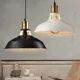 Lampe industrielle suspendue au design nordique Vintage luminaire décoratif d'intérieur idéal pour