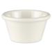 GET S-630-IV 3 oz Melamine Ramekin, Ivory, White