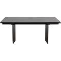 Table à manger 6/10 personnes extensible noire L180/260