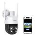 ANNKE 5MP 20X Optical Zoom PTZ WiFi Security Camera, 328 ft Infrared Night Vision, AI Human Detection,Two-Way Audio - 1PCS