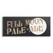 Stupell Industries Full Moon Pale Ale Rustic Moon Halloween Sign Graphic Art Gallery Wrapped Canvas Print Wall Art Design by Daphne Polselli