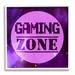 Stupell Industries Gaming Zone Night Sky Graphic Art White Framed Art Print Wall Art Design by Marcus Prime