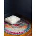 Rugs.com Carnevale Collection Rug â€“ 4 Ft Round Multi Medium Rug Perfect For Kitchens Dining Rooms