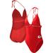Women's G-III 4Her by Carl Banks Red Kansas City Chiefs Full Count One-Piece Swimsuit