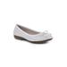 Wide Width Women's Cheryl Ballet Flat by Cliffs in White (Size 8 W)