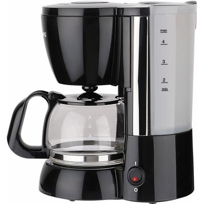 GROSSAG Filterkaffeemaschine "KA 12.17" Kaffeemaschinen mit Glaskanne Gr. 0,6 l, 4 Tasse(n), schwarz