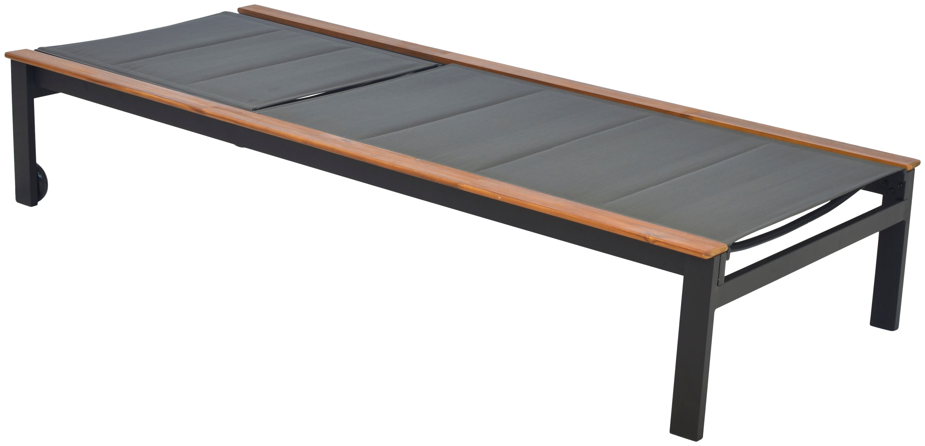 Gartenliege MERXX "Paxos", grau (graphit), Gartenliegen