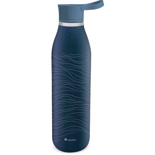 "Trinkflasche ALADDIN ""City Loop"" Trinkflaschen Gr. 600 ml, blau Trinkflaschen Edelstahl, 600 ml"