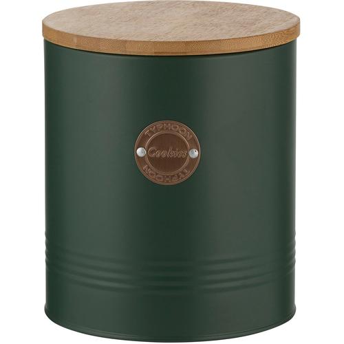 „Keksdose TYPHOON „“Living““ Lebensmittelaufbewahrungsbehälter Gr. H: 18 cm, grün Kaffeedosen, Teedosen Keksdosen 3,4 Liter“
