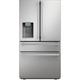 Sharp 36" French Door Refrigerator 21.6 cu. ft. Energy Star Refrigerator, Stainless Steel in Black/Gray/White | 69.9 H x 35.8 W x 29 D in | Wayfair