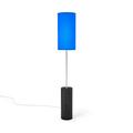 Seascape Lamps Tubis 60" Floor Lamp Metal in Blue/Brown | 60 H x 10 W x 10 D in | Wayfair SL_Tubis_Ebony_Blue