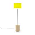 Seascape Lamps Slight 60" Floor Lamp Metal in Yellow | 60 H x 16 W x 16 D in | Wayfair SL_Stretch_Maple_Yellow