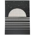 96 x 120 x 0.08 in Kitchen Mat - KAVKA DESIGNS Midnight Moon Charcoal Kitchen Mat Synthetics | 96 H x 120 W x 0.08 D in | Wayfair