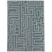 Blue Rectangle 8' x 10' Kitchen Mat - KAVKA DESIGNS Amaze Dusk Kitchen Mat 96.0 x 120.0 x 0.08 in/greenSynthetics | Wayfair