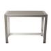 Latitude Run® Metal Bar Outdoor Table Metal in Gray | 43 H x 59 W x 28 D in | Wayfair 8106A659C6B14017A0CF361D688F7DC1