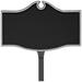 Montague Metal Products Inc. Colonial Petite Address Sign Plaque w/ Lawn Stake Metal | 4.5 H x 7.15 W x 0.25 D in | Wayfair PCS-0052P1-L-BS