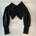 Zara Tops | *Nwot* Zara Black Crop Top | Color: Black | Size: S