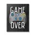 Stupell Industries Game Over Controller Canvas Wall Art By Kim Allen Canvas in White | 48 H x 36 W x 1.5 D in | Wayfair ar-742_cn_36x48