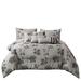 Winston Porter Jazilyn Microfiber 7 Piece Comforter Set Polyester/Polyfill/Microfiber in Gray | Queen Comforter + 6 Additional Pieces | Wayfair