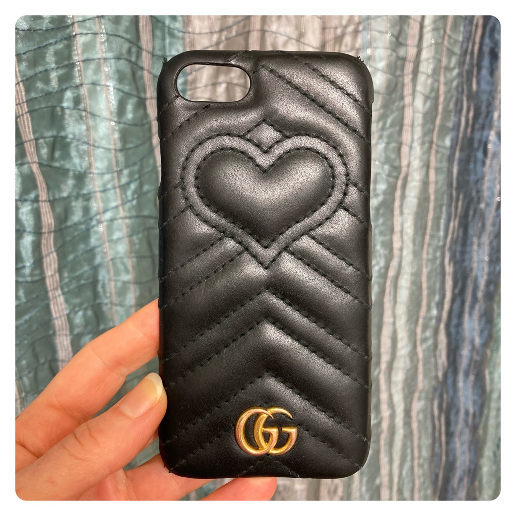 Gucci Cell Phones & Accessories | Gucci Marmont Phone Case | Color: Black/Gold | Size: Os