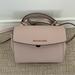 Michael Kors Bags | Michael Kors Ava Extra Small Saffiano Leather Crossbody Purse Handbag | Color: Cream/Pink | Size: Os