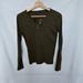 Brandy Melville Tops | Brandy Melville Long Sleeve Callan Henley Top | Color: Green | Size: S