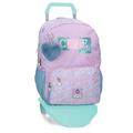 Enso Süßes Mädchen Schulrucksack für Laptop mit Trolley 15.6" Lila 32x42x15 cm Polyester 18.82L