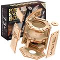 ESC WELT Fort Knox Box PRO 3D Puzzle Game - 3-in-1 Wooden Puzzle Box Game - Brain Teaser Puzzles - Gift Box Riddle Game - Puzzle Box for Children and Adults - 3D Wooden Puzzle - Easter Games Puzzle