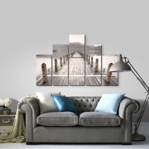 „Leinwandbild ART FOR THE HOME „“See XXL““ Bilder Gr. B/H/T: 150 cm x 100 cm x 2,5 cm, Leinwandbild, 5 St., bunt (mehrfarbig) Leinwandbilder“