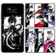 Genshin Impact Black and White Phone Case Cover Xiaomi 12 Pheads Bery NDavid M3 F3 Figured Tage