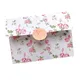 Lot de 10 enveloppes en papier pour fenêtre motif floral cadeau pour enfants étudiants