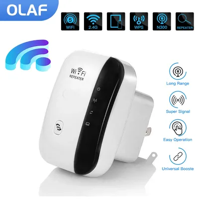 OLAF – routeur WiFi sans fil 300Mbps amplificateur de Signal répéteur pour extension de réseau